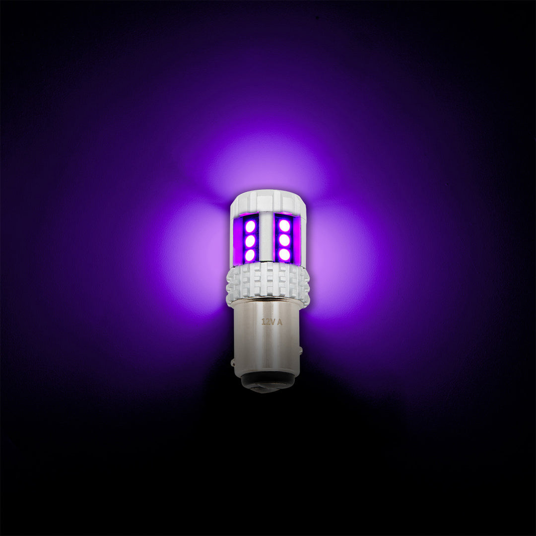 High Power 18 LED 1157 Bulb - Purple