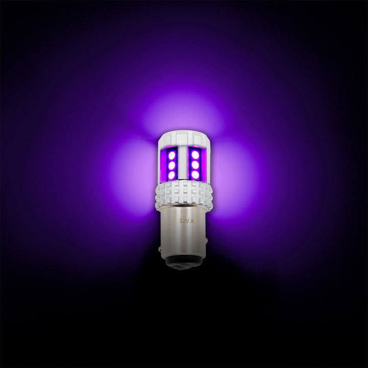 High Power 18 LED 1157 Bulb - Purple