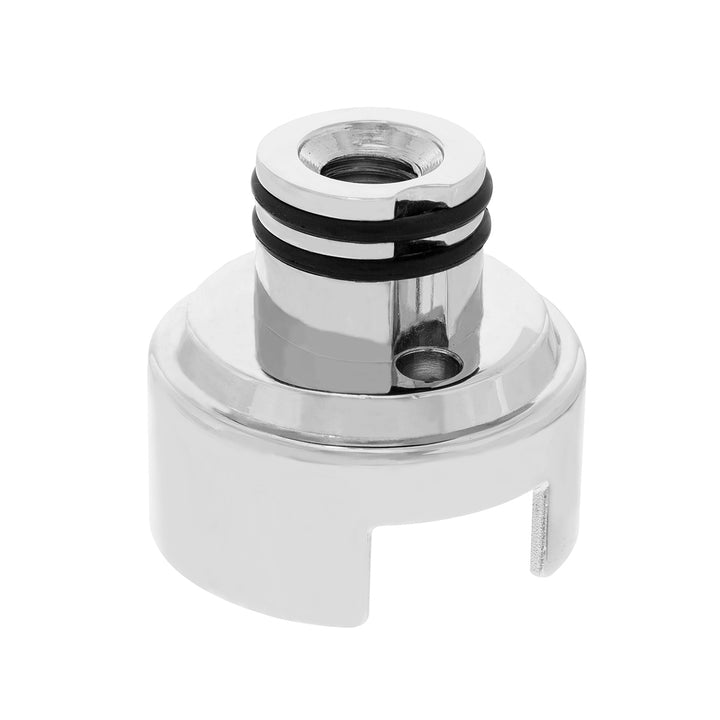 Gearshift Adapter W/LED Mount For Eaton - Fuller 13/15/18 Speed - Chrome/Vertical (Bulk)