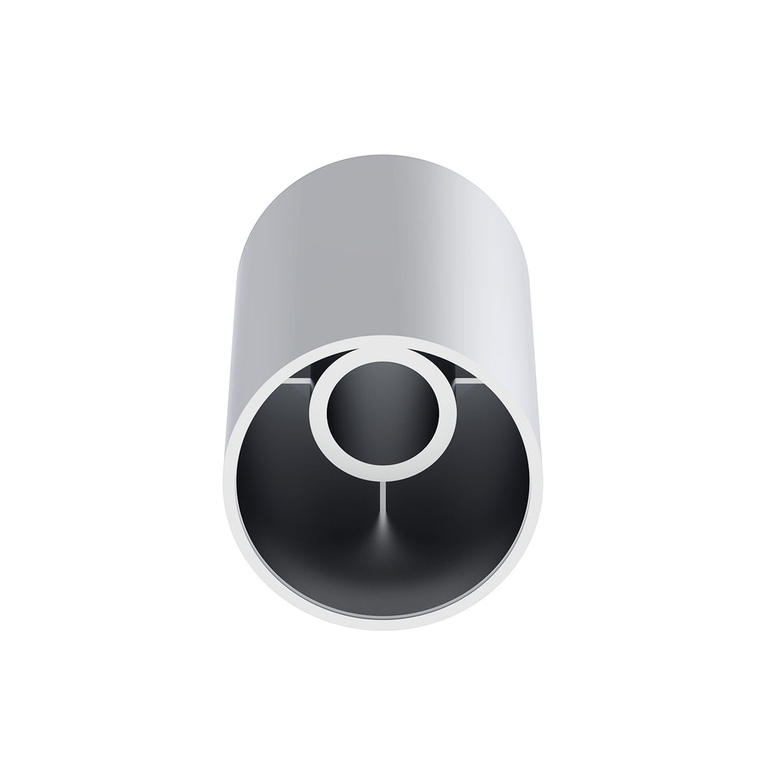 33mm x 3-1/2" Chrome Plastic Cylinder Nut Covers - Thread-On (Color Box of 10)