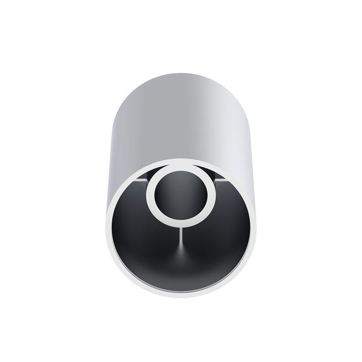 33mm x 3-1/2" Chrome Plastic Cylinder Nut Covers - Thread-On (Color Box of 10)