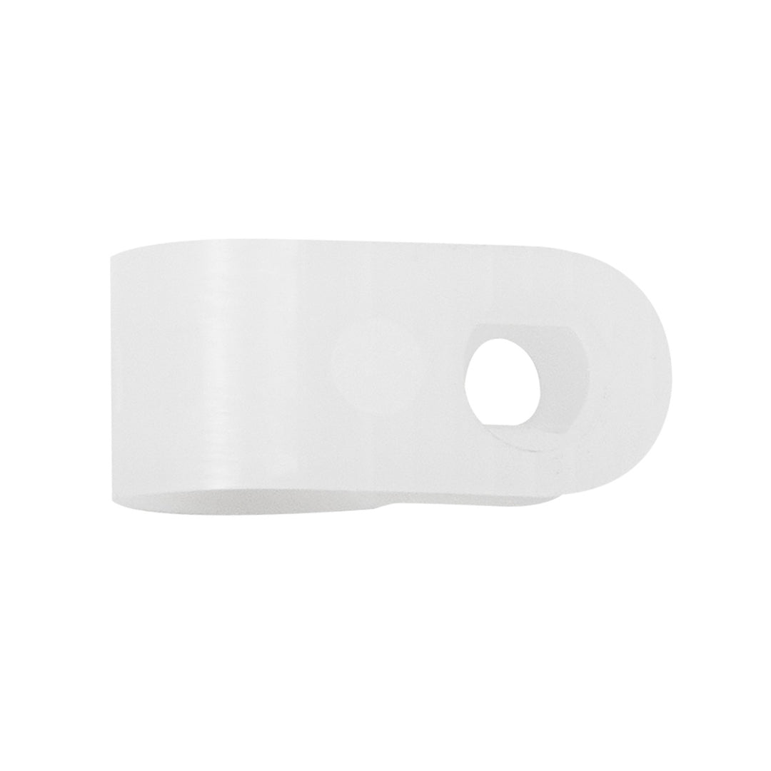 3/8" I.D. Natural Nylon Cable Clamps (22-Pack)