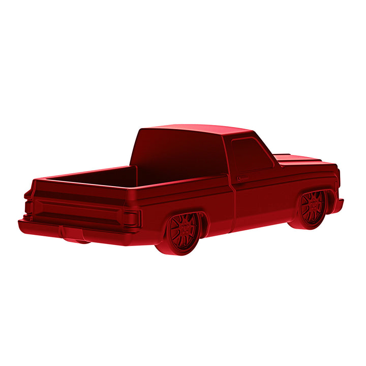 Solid Die-Cast 1973-1987 Chevrolet Truck Style Paper Weight - Candy Red