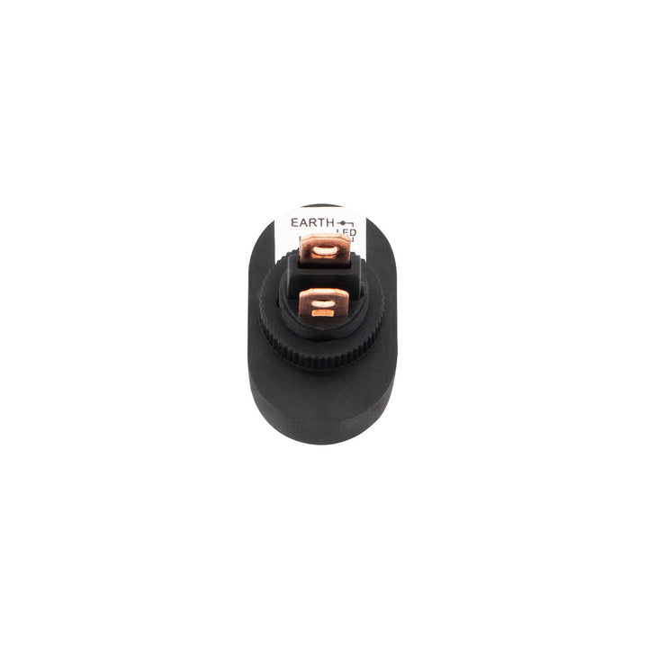Green Illum Oval Rocker 16 Amp 12V On/Off 1/2" Dia. 1 Pc.