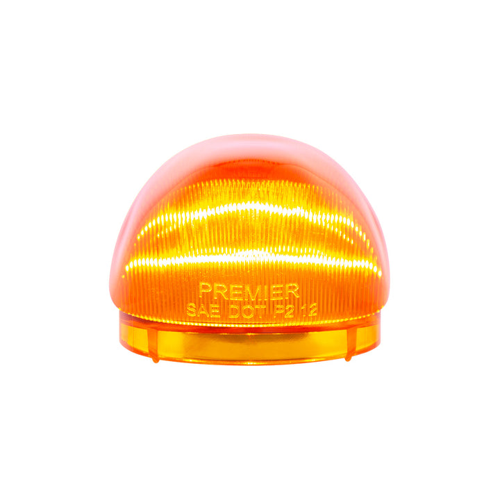 5 LED Dual Function Guide 682-C Headlight Turn Signal Light - Amber LED/Amber Lens