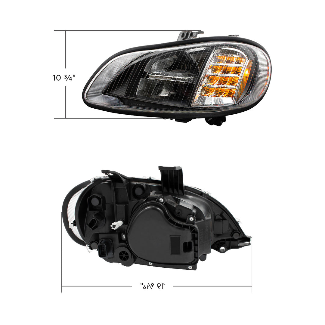 Blackout High Power Full LED Headlight For 2003-2024 Freightliner M2 - Driver
