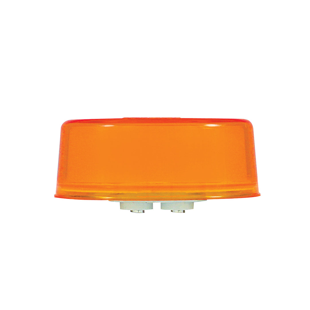 9 LED 2-1/2" Round GloLight (Clearance/Marker) - Amber LED/Amber Lens (Bulk)