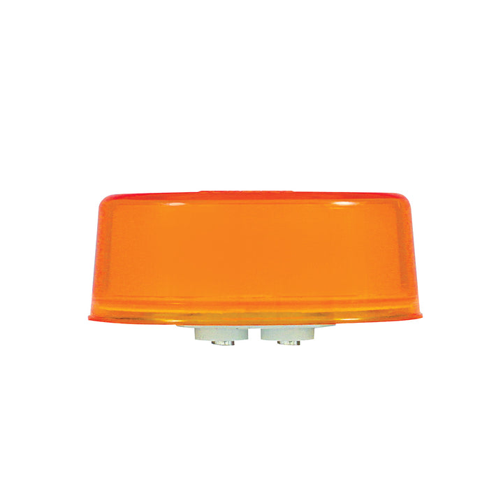 9 LED 2-1/2" Round GloLight (Clearance/Marker) - Amber LED/Amber Lens (Bulk)