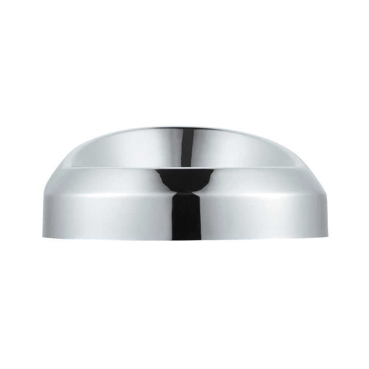 Chrome Plastic Small Gauge Bezel With Visor