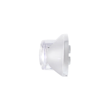 5 LED Reflector Light (Auxiliary/Utility) With Side Ditch Light - White LED/Clear Lens (Bulk)