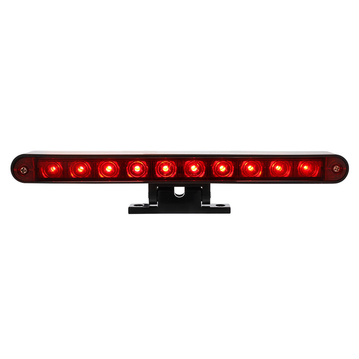 10 LED Dual Function 3rd Brake Light With Black Swivel Pedestal Base - Red LED/Red Lens