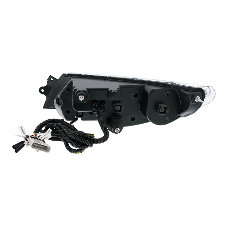 Black LED Projector Headlight With Rear Facing Turn Signal For International Durastar 2002-2018 - Passenger