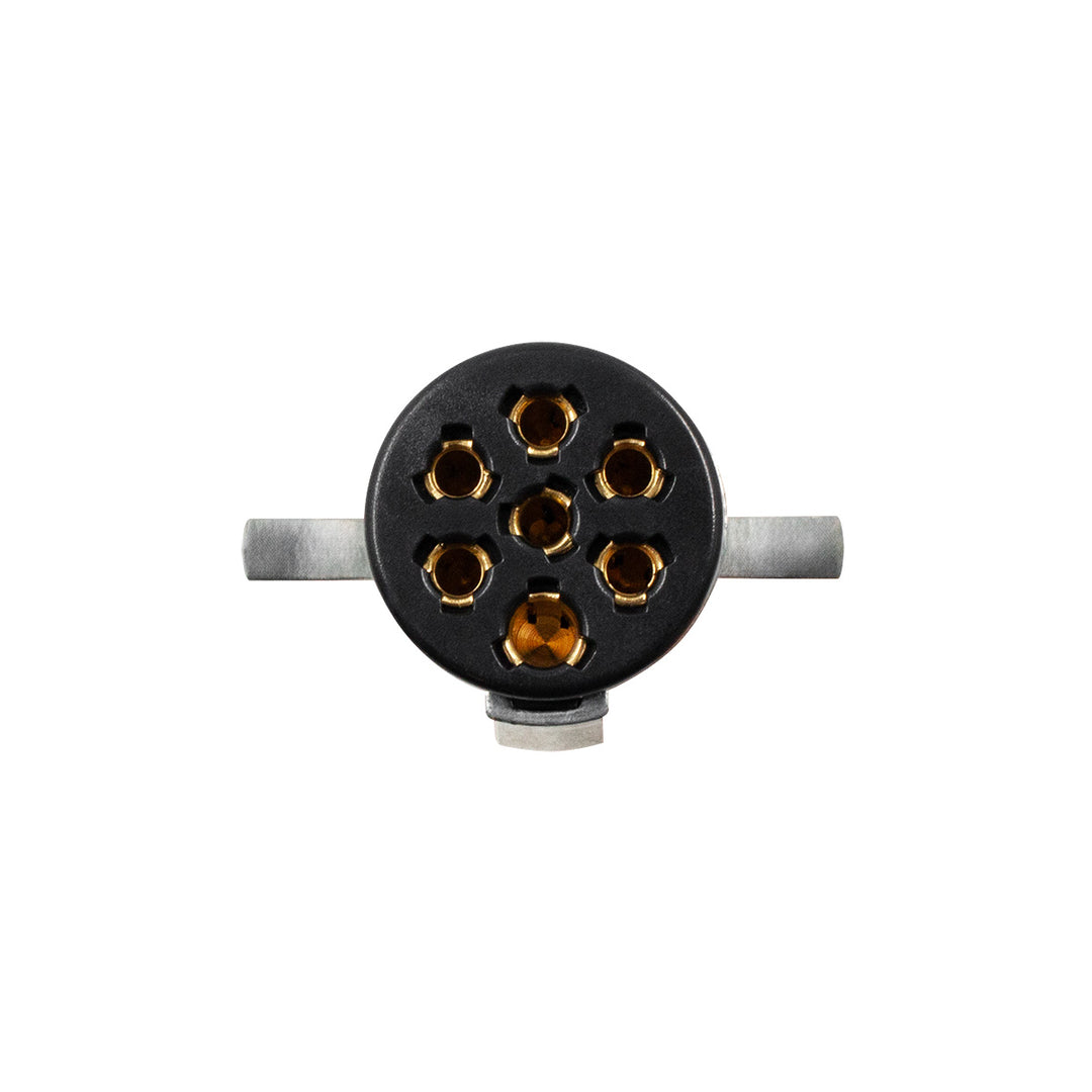 Round 7 - Way Female Connector - Split Pin