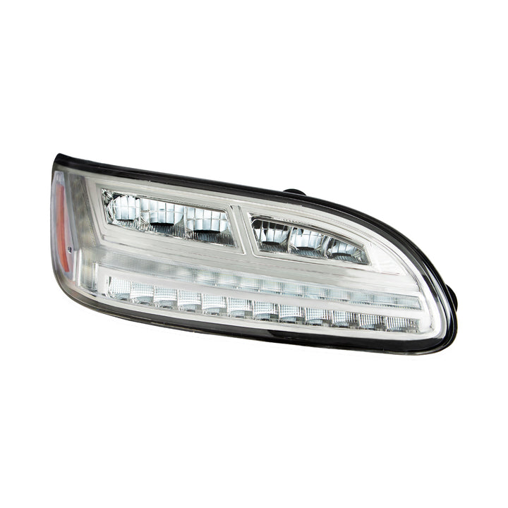Chrome 6 LED Headlight For Peterbilt 386 (2006-2016) &amp; 387 (2000-2011) - Passenger