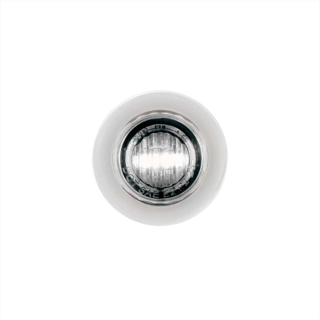 2 LED 3/4" Mini Double Fury Light (Clearance/Marker) - Red &amp; White LED/Clear Lens