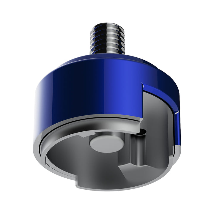 1/2" - 13 Thread-On Shift Knob Mounting Adapter For Eaton Fuller Style 13/15/18 Shifter - Indigo Blue (Bulk)