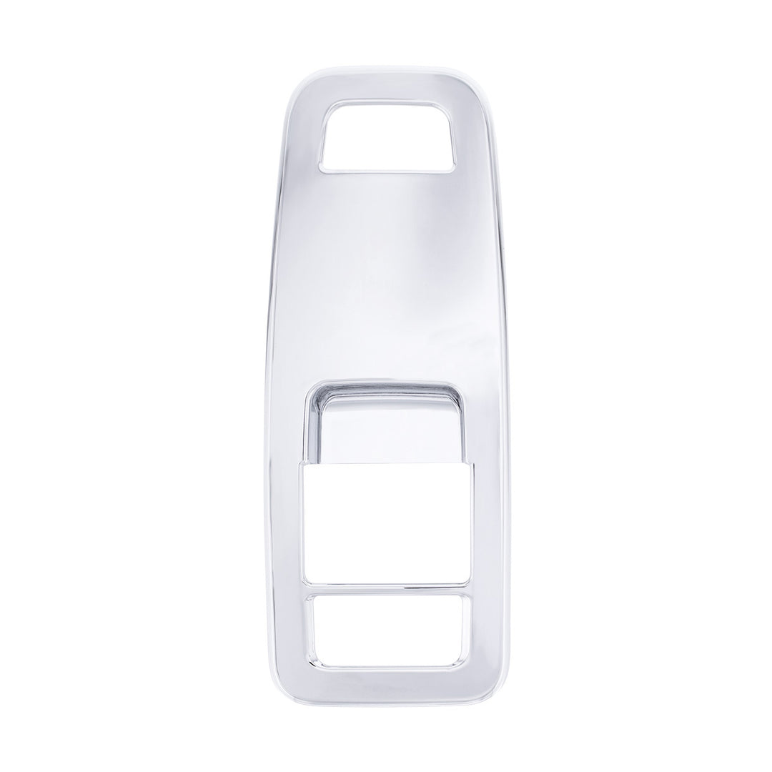 Chrome Plastic Door Switch Cover For 2013-2024 Kenworth T680 - Driver (Without Power Mirrors)