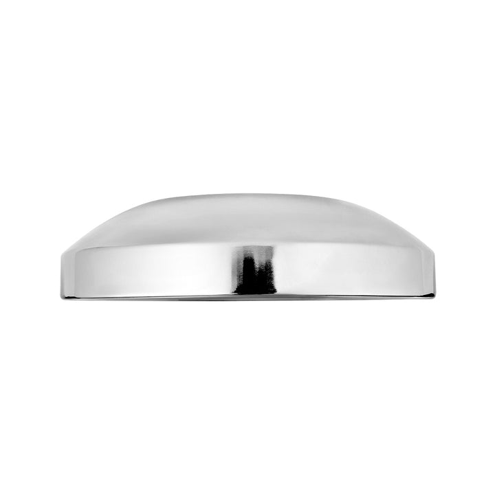 8" Chrome Rear Hubcap With Hubometer Cutout