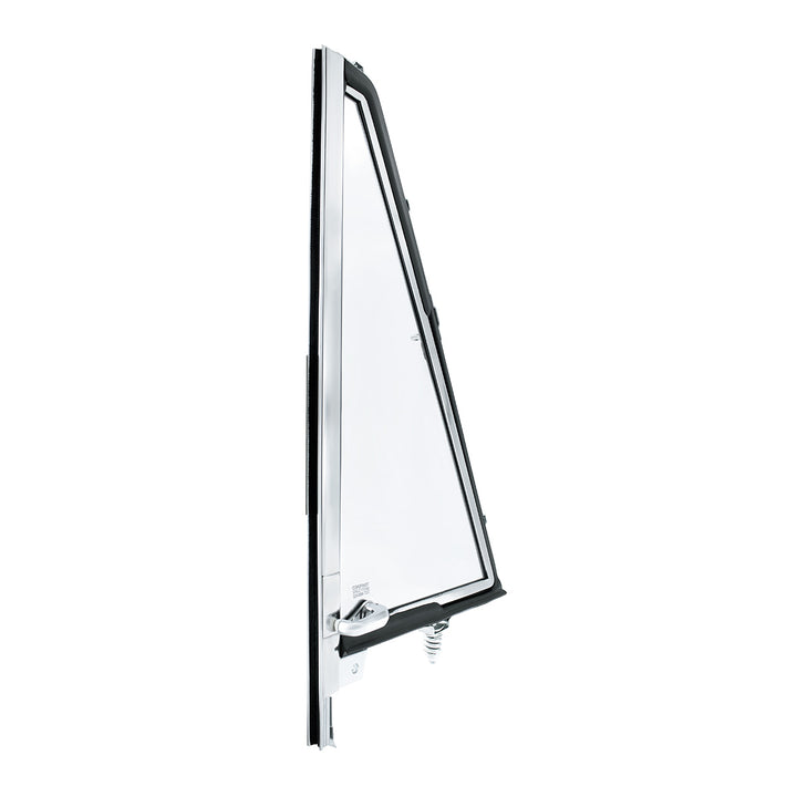 Vent Window Assembly Chrome Frame Without Tinted Glass For 1966-77 Ford Bronco - L/H