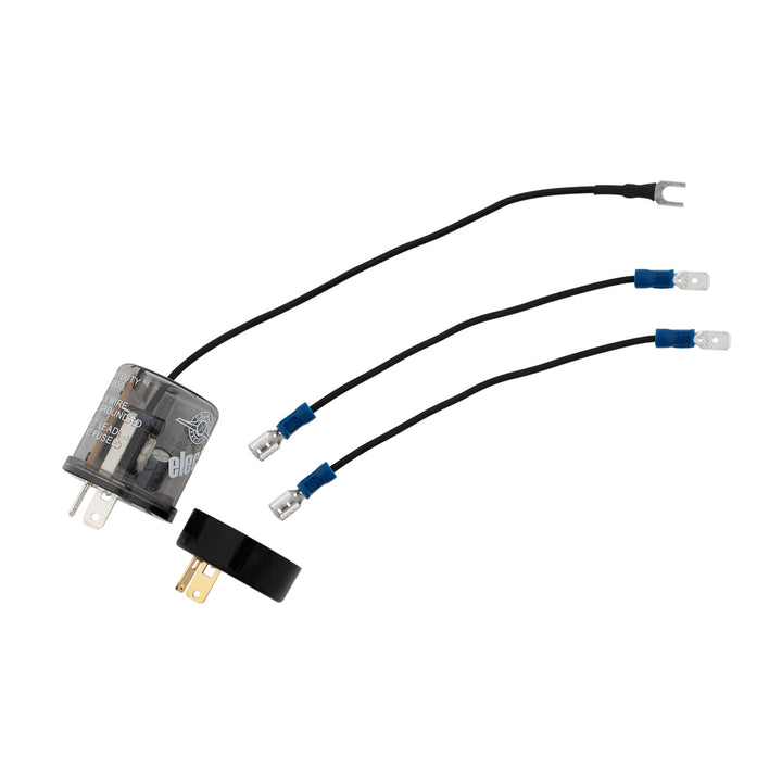 LED Flasher With Reverse Polarity Base &amp; Extension Wires
