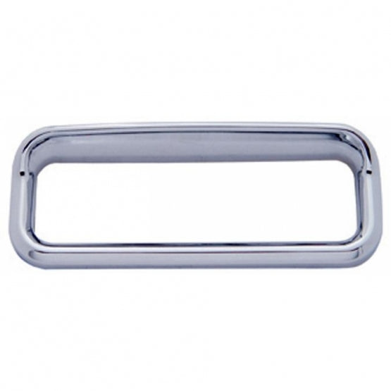 Chrome Bezel For 3" x 13/16" Freightliner Glove Box Emblem