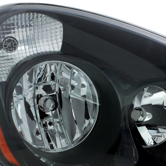 "Blackout" Headlight Set For 2008-2017 Freightliner Cascadia (Pair)