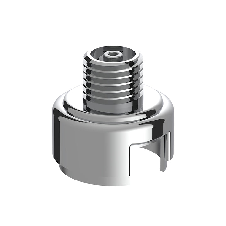 M30 x 3.5 Thread-On Gearshift Knob Chrome Mounting Adapter For Eaton Fuller Style 13/15/18 Speed - Vertical (Bulk)