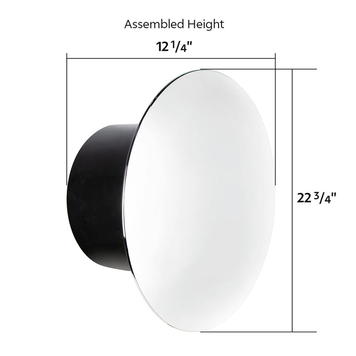 Aero Full - Moon Rear Axle Cover Kit - Chrome