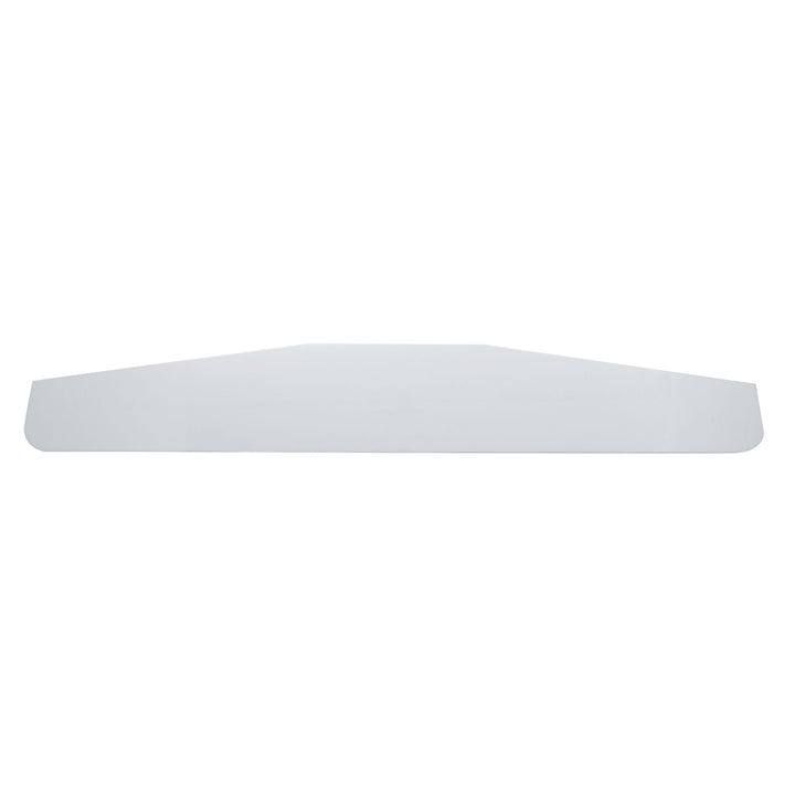 3" x 14" Chrome Standard Bottom Mud Flap Plate - Welded Stud