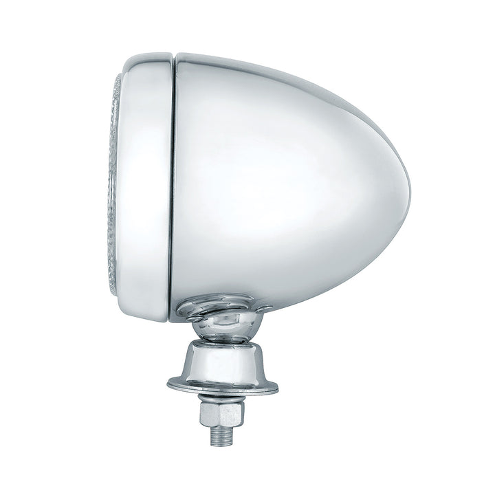 6 High Power LED Round Work Light With Teardrop Style Stainless Housing