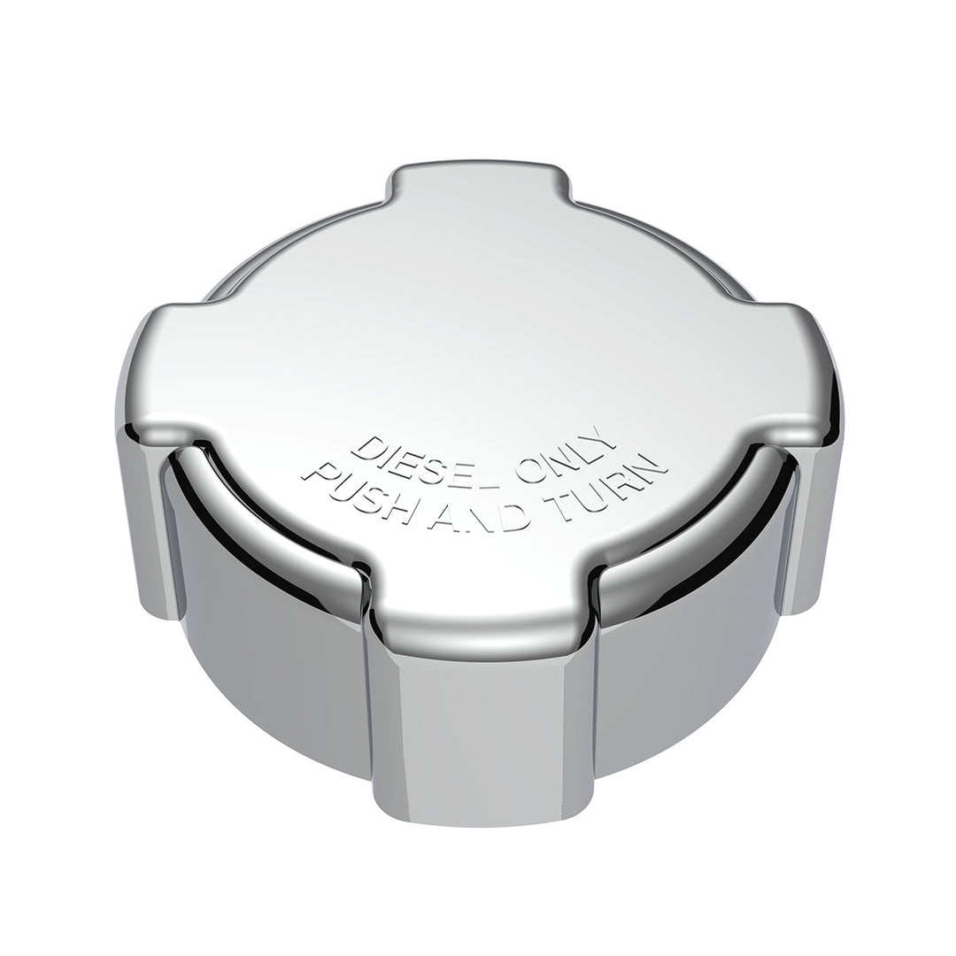 Chrome Plastic Fuel Cap Cover For Freightliner - Non - Locking