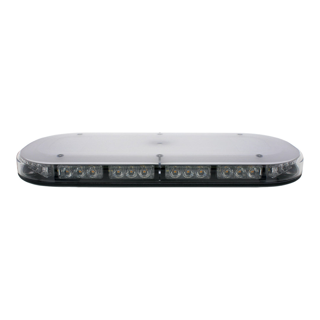 42 High Power LED Micro Warning Light Bar With Clear Lens - Magnet Mount