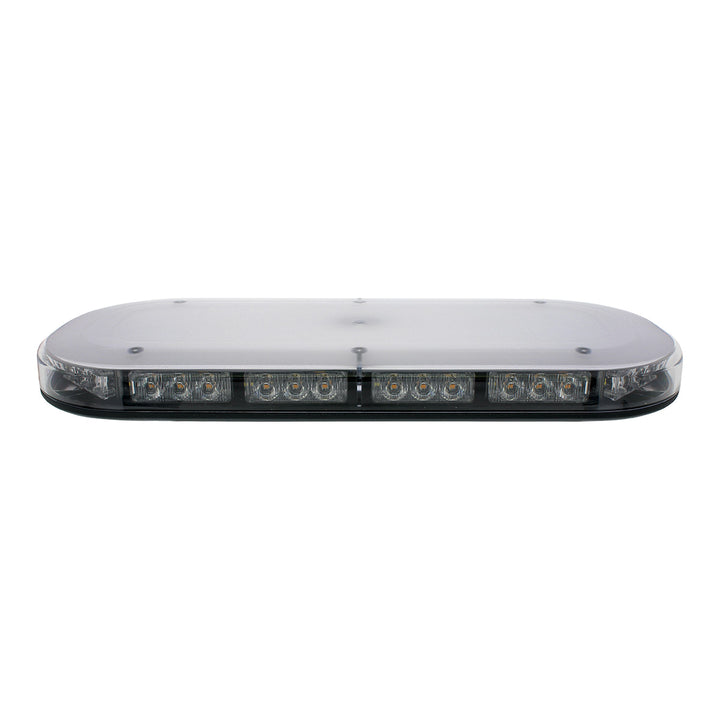 42 High Power LED Micro Warning Light Bar With Clear Lens - Magnet Mount
