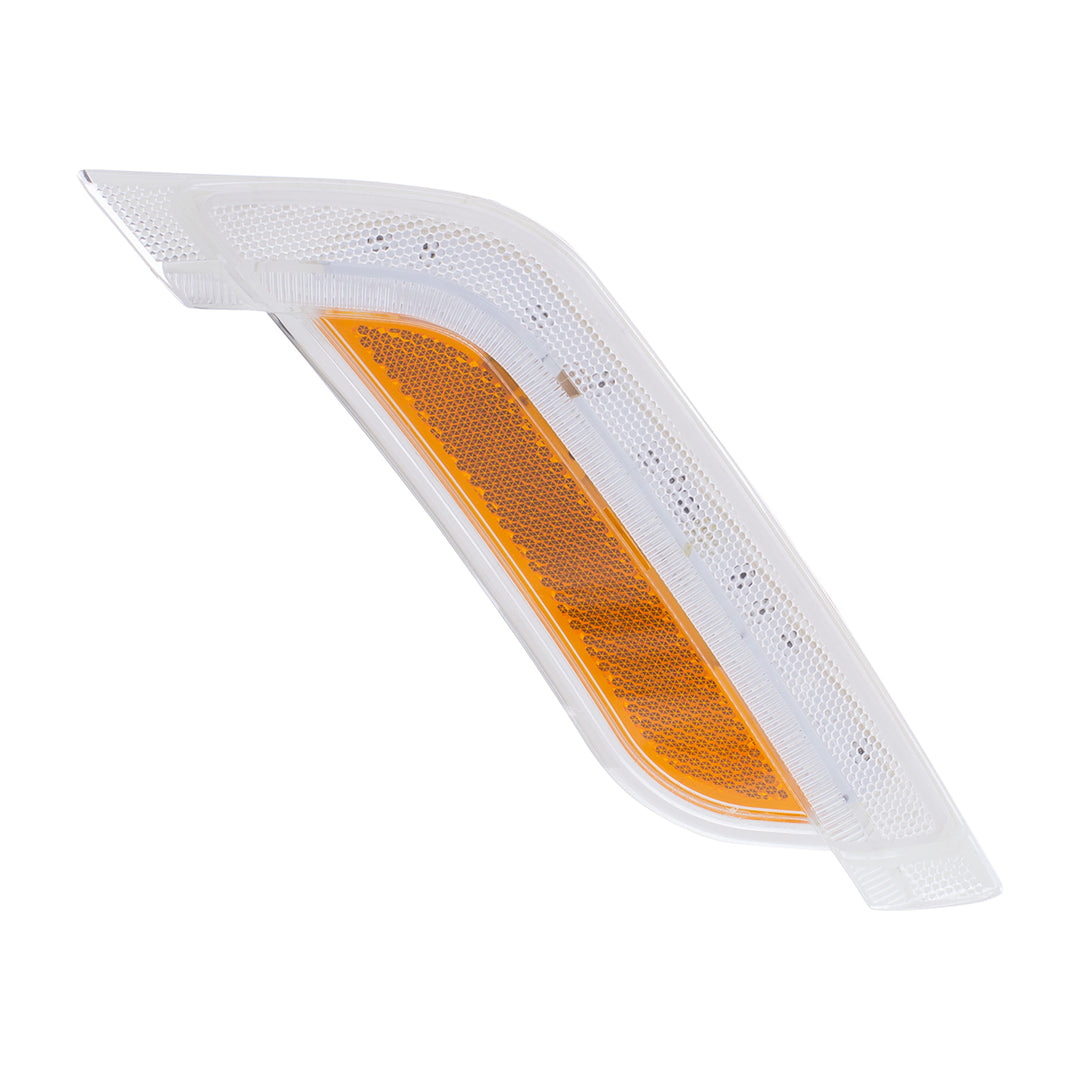 12 Amber LED Fender Turn Signal Light For Peterbilt 579 (2012-2021) &amp; 587 (2012-2018) - Passenger, Clear Lens