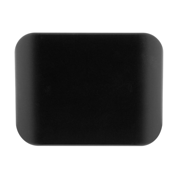Matte Black Plastic Hitch Cover For 2" x 2" Trailer Hitch Receivers