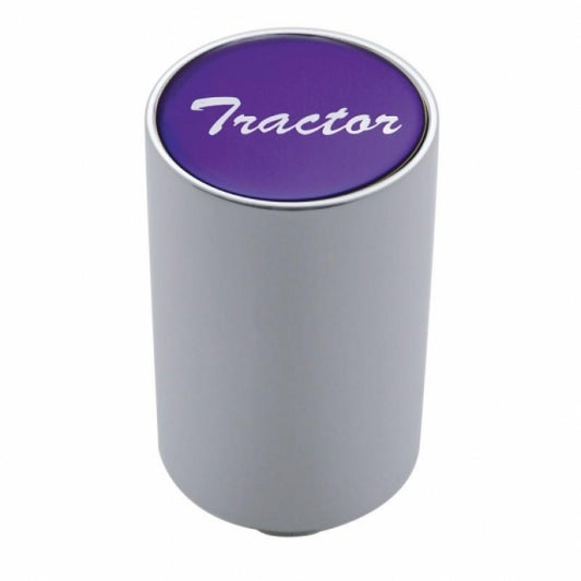 "Tractor" 3" Air Valve Knob - Purple Glossy Sticker