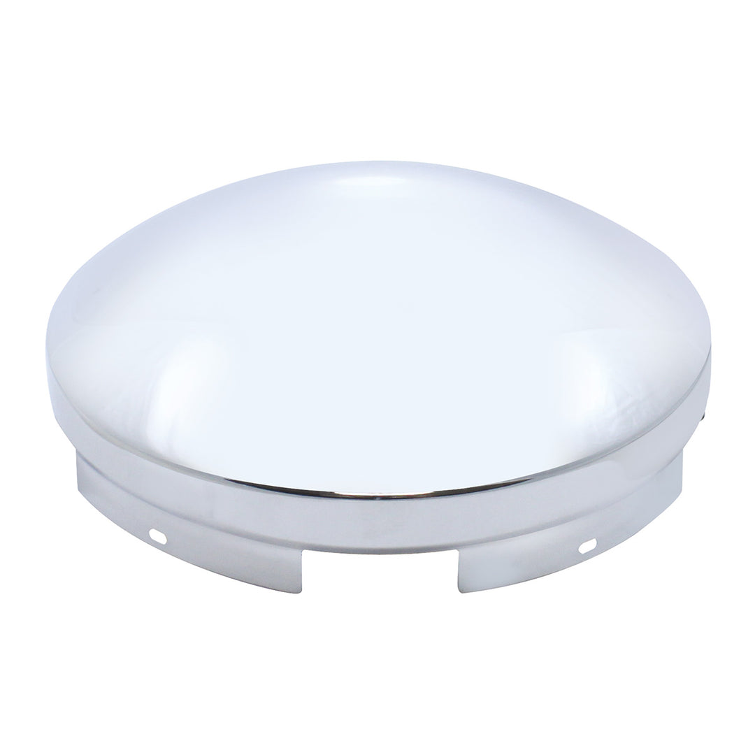 5 Even Notched Chrome Dome Front Hubcap - 3/4" Side Wall