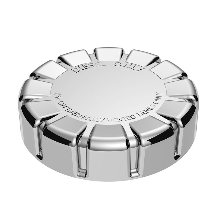 Chrome Plastic Fuel Cap Cover For Kenworth - Non - Locking