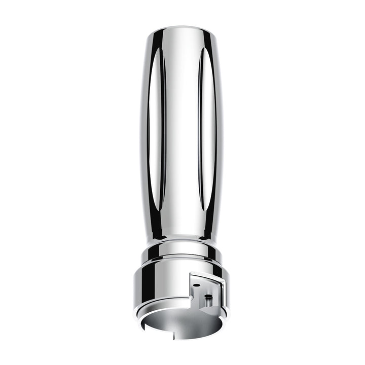 M30 x 3.5 Thread-On Vegas Style Gearshift Knob With 13/15/18 Speed Adapter - Chrome/Vertical