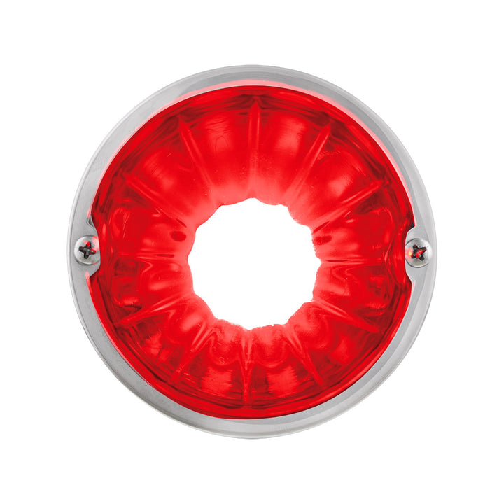 Glass Watermelon Flush Mount Kit - Red