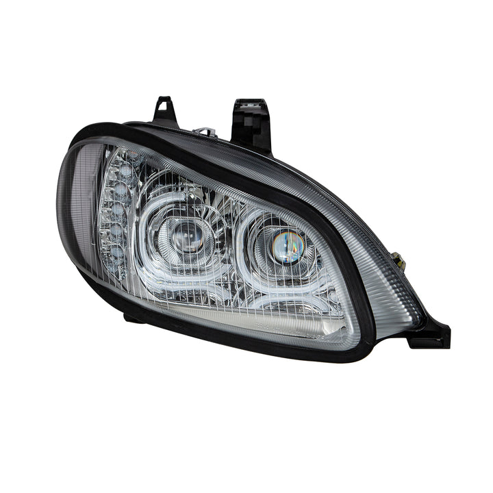 Chrome LED Projection Headlight Assembly For 2003-2024 Freightliner M2 - Passenger