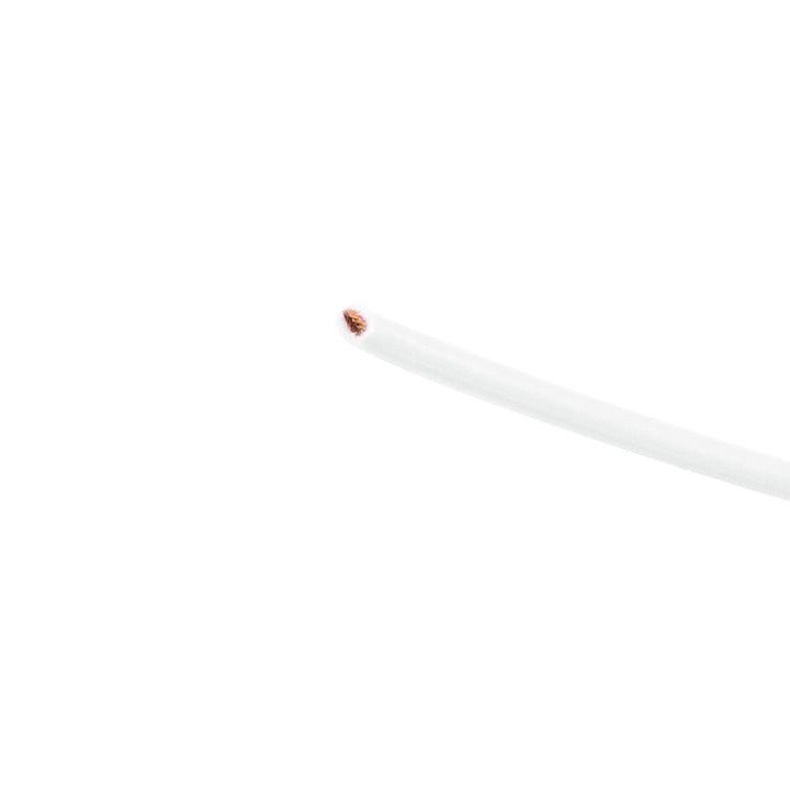 Primary Wire - Rated 80°C 14 AWG, White 15 Ft.