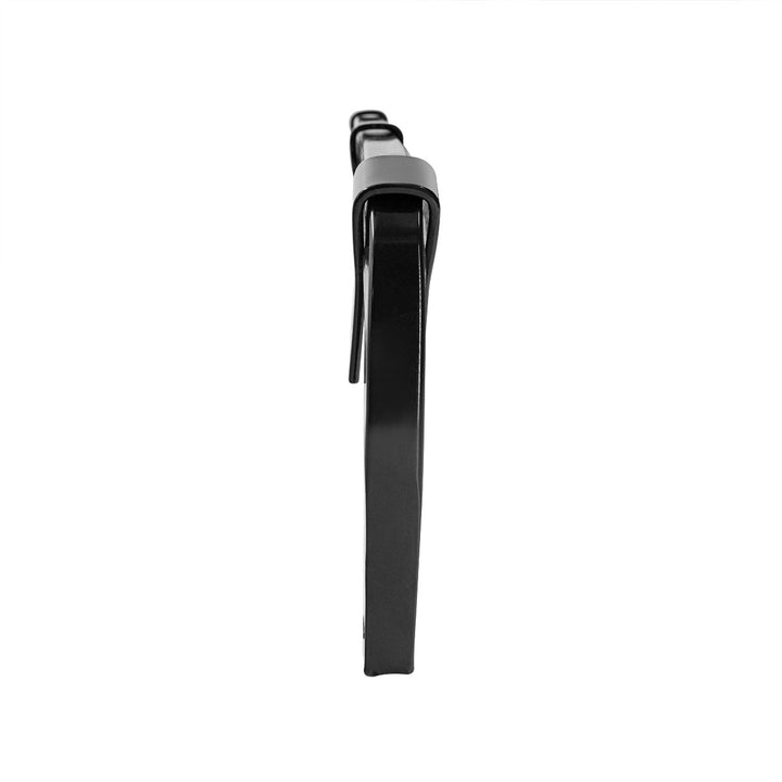 Black Angled Mud Flap Hangers With Mounting Hardware - No Coil (Pair)