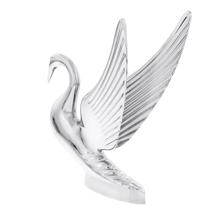 Die-Cast Swan Hood Ornament - Chrome