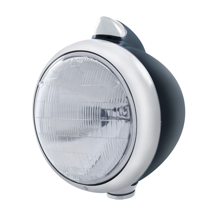 Black Guide 682-C Headlight 6014 &amp; Original Style LED Signal - Clear Lens