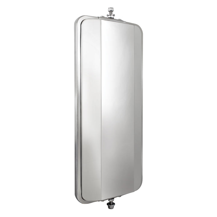 7" x 16" 430 Stainless Steel West Coast Style Mirror - Non Heated