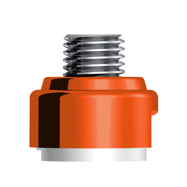 M30 x 3.5 Thread-On Gearshift Adapter W/LED Mount For Eaton - Fuller 13/15/18 Speed - Cadmium Orange