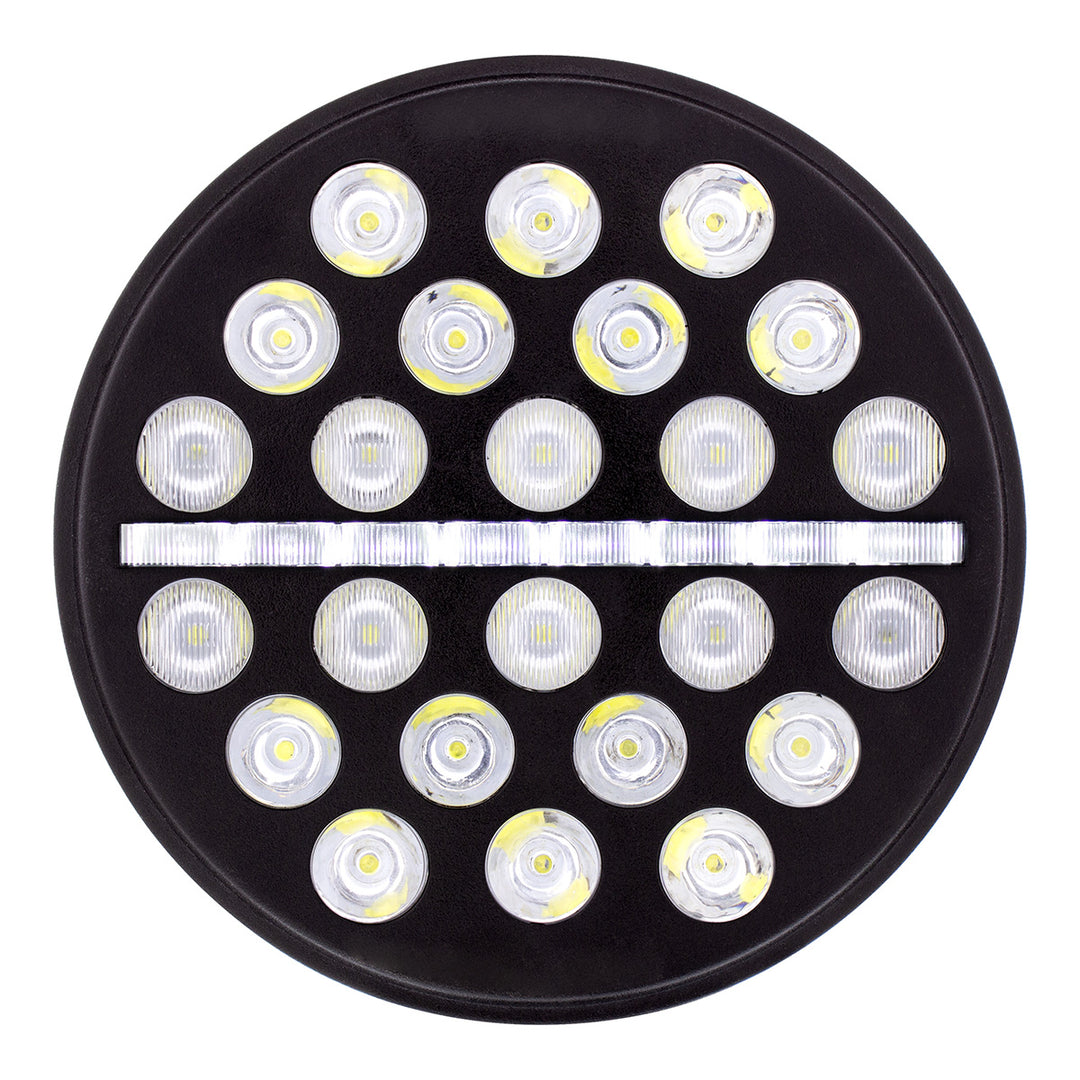 ULTRALIT - 24 High Power LED Circular Light With Dual Color LED Position Light Bar