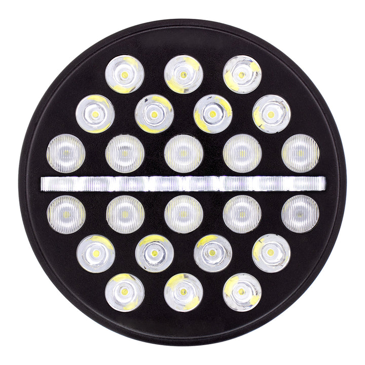 ULTRALIT - 24 High Power LED Circular Light With Dual Color LED Position Light Bar