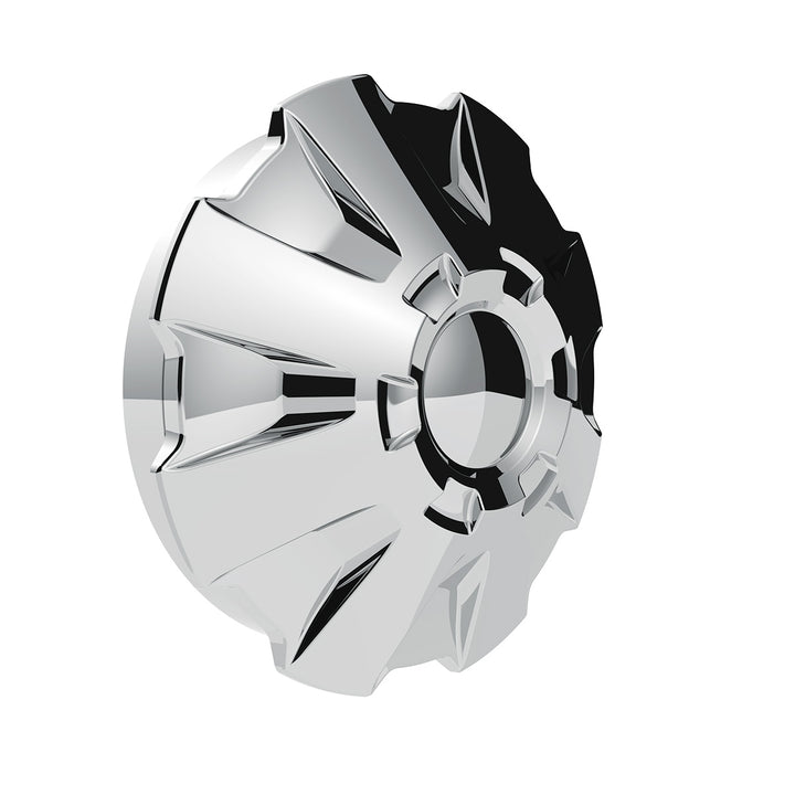 Rubicon Front Axle Cover Kit With 33mm Thread-On Nut Covers - Chrome